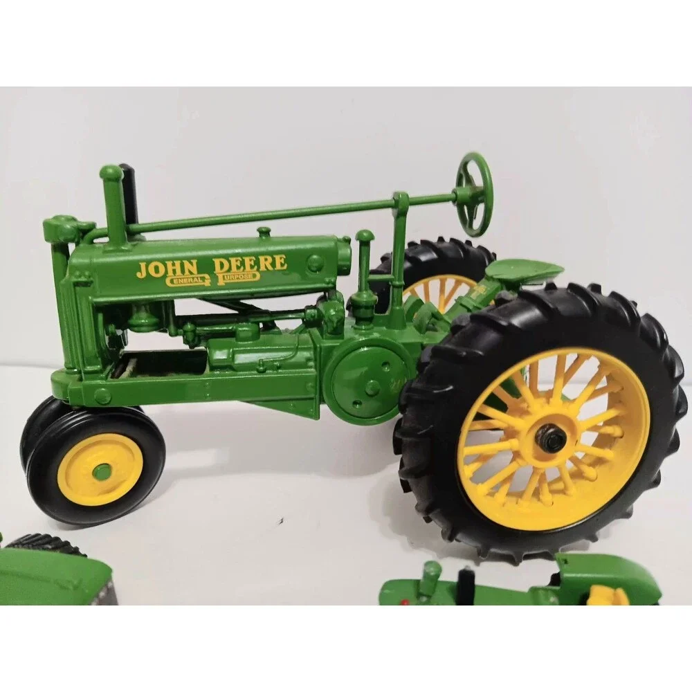 John Deere Metal Die Cast Iron Green Lot of 3 Tractors